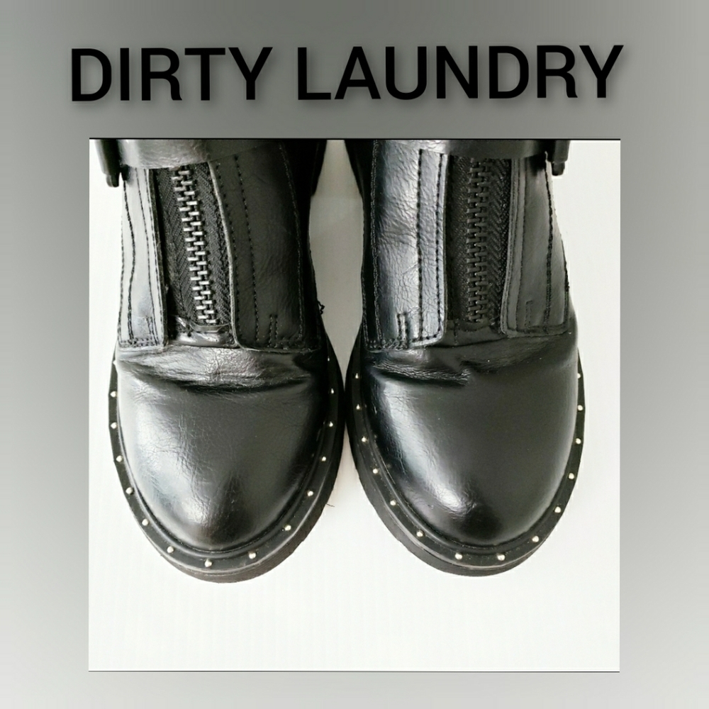Dirty Laundry Ankle Moto Boots Black Size 6